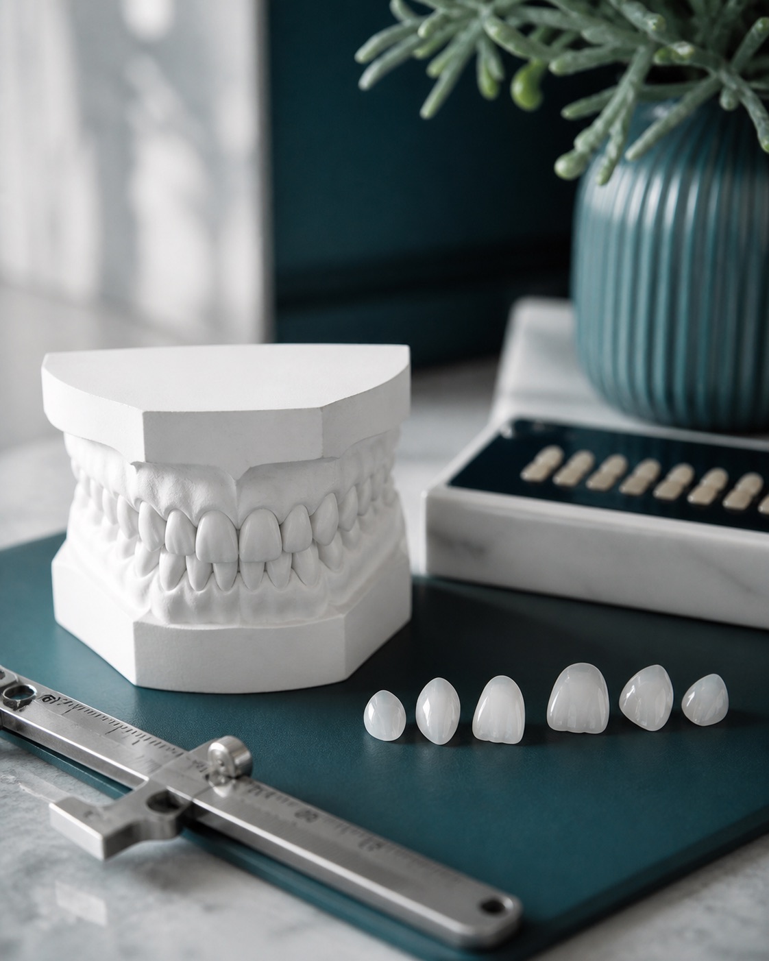 Illustration zum Artikel: Veneers auf schiefen Zähnen — ist das überhaupt möglich?