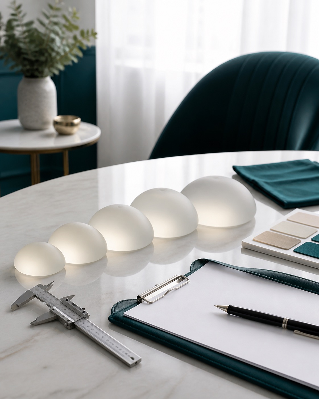 Illustration for article: How Is Breast Implant Size Chosen?